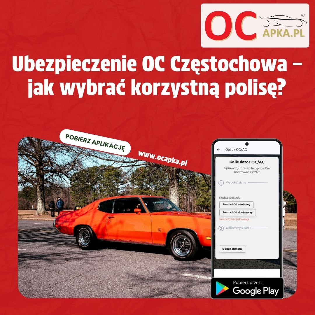 Ubezpieczenie OC Częstochowa